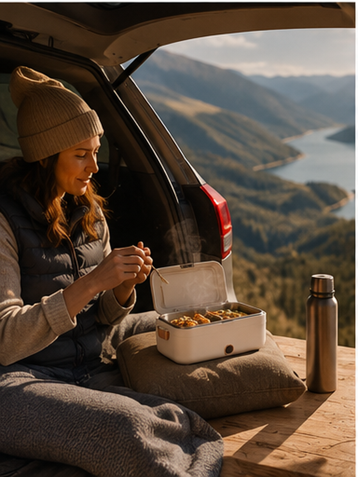 Pause repas chaude en déplacement