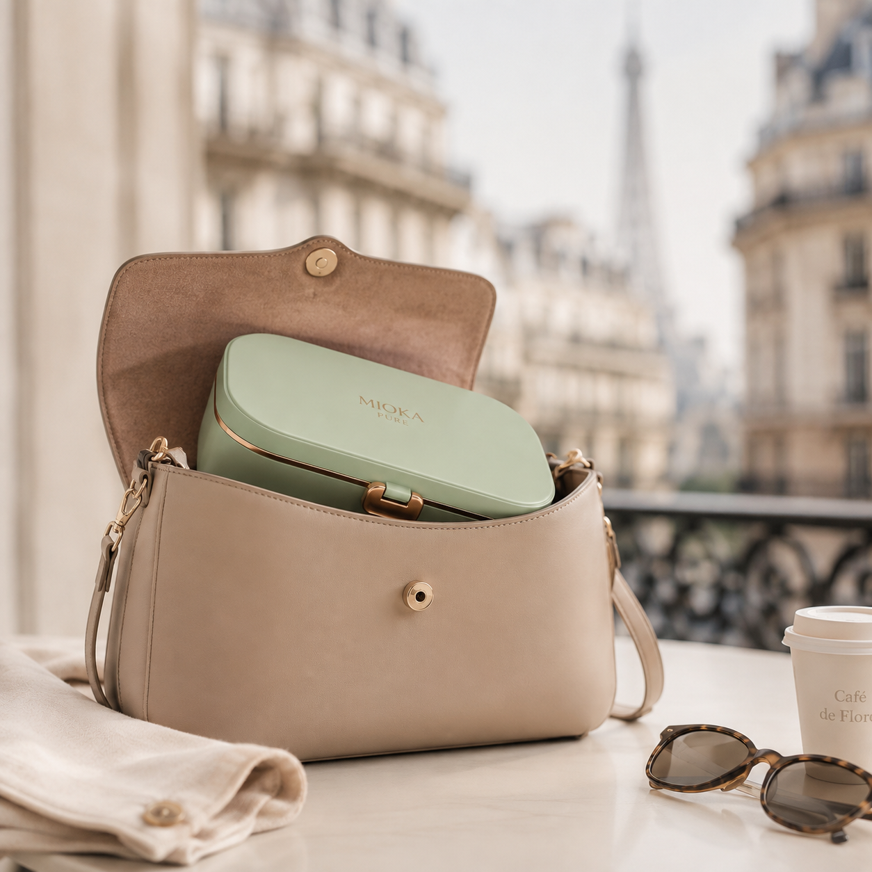 MIOKA Pure — Lunch Box Chauffante Compacte Inox 304 600ml | Sans Micro-ondes