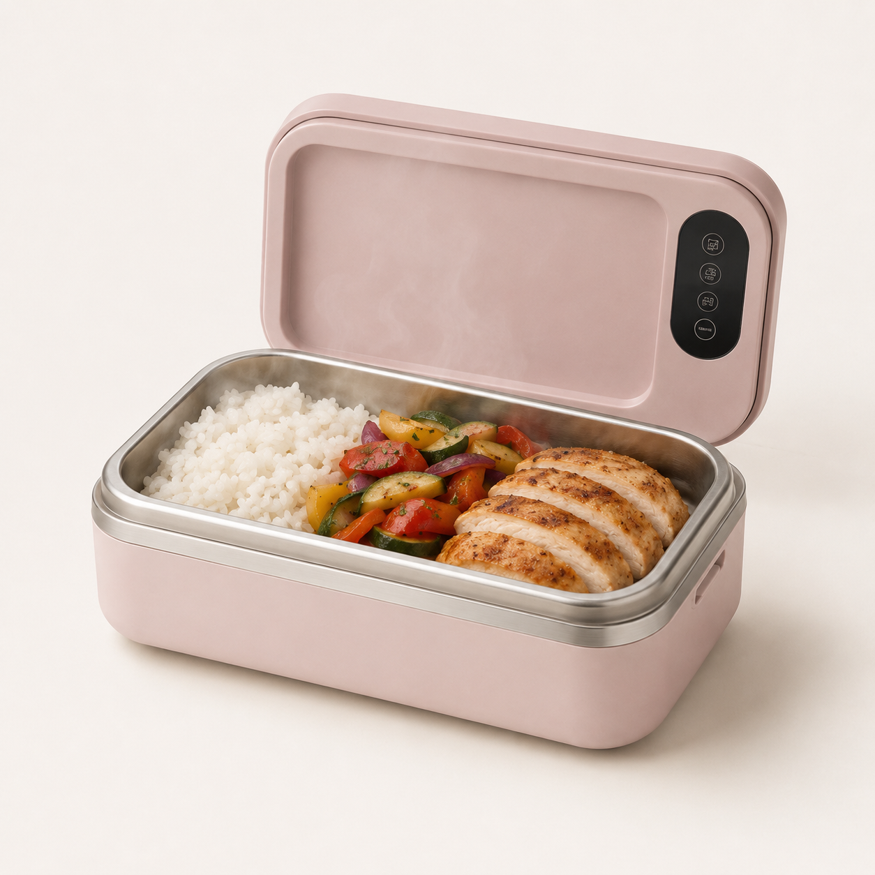 MIOKA Smart — Lunch Box Chauffante Compacte 800ml | Repas Chaud Sans Micro-ondes