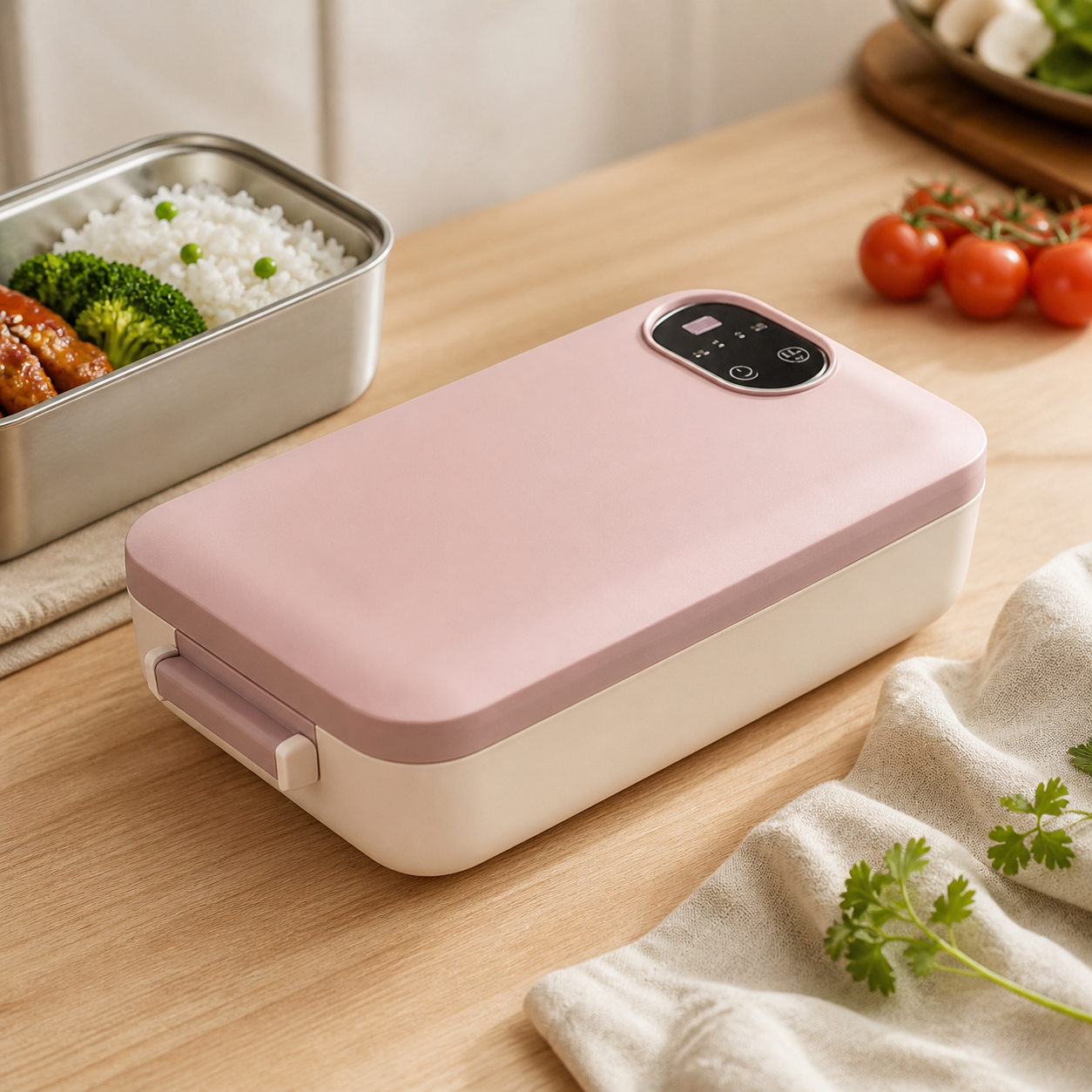 MIOKA Smart — Lunch Box Chauffante Compacte 800ml | Repas Chaud Sans Micro-ondes